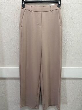 Autres Filles Beige Wide Leg Pull On Pants Size XS NEW